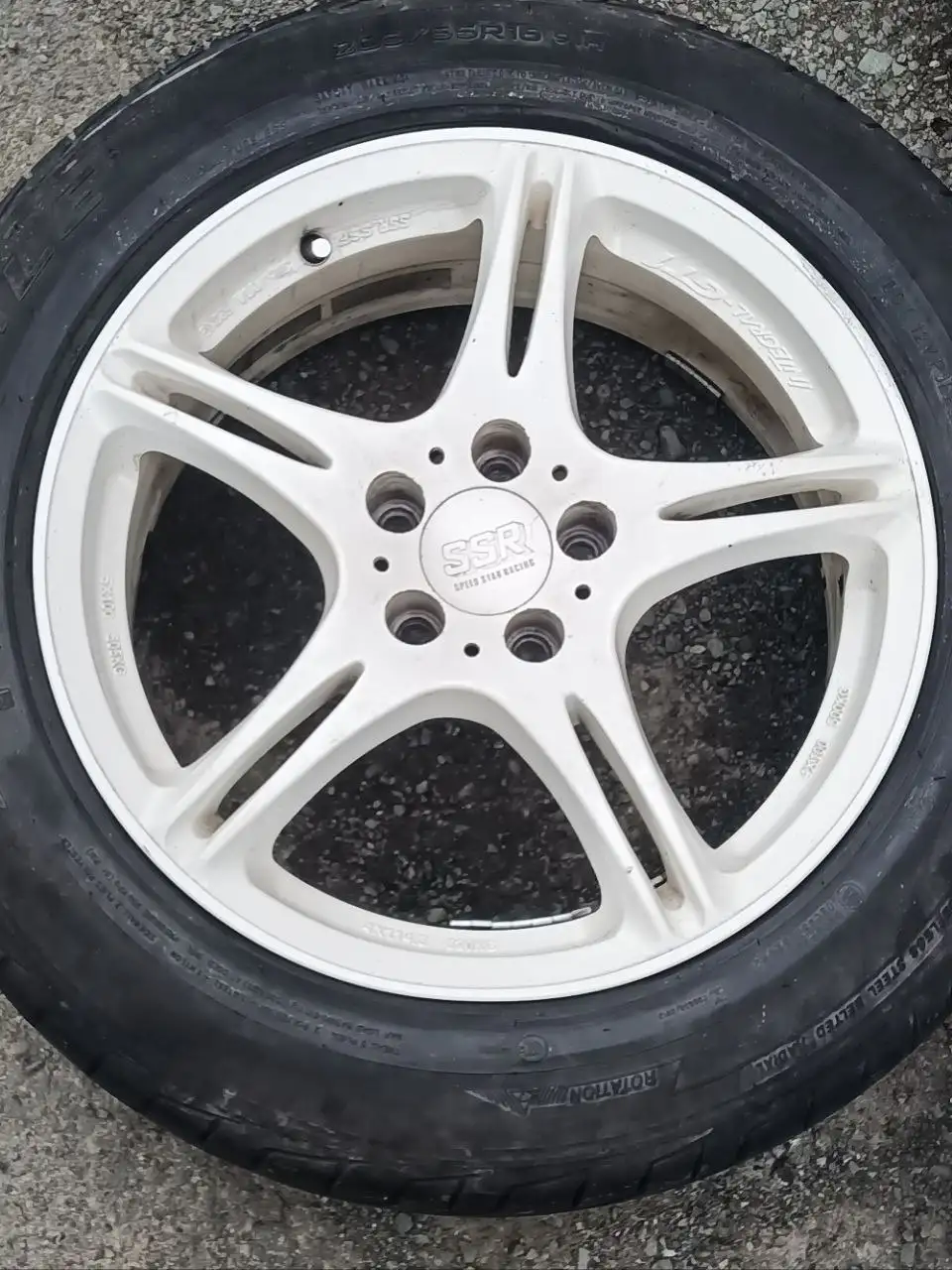 Продажа комплекта заряженных колес SSR gt1-интеграл с резиной Triangle - Диски и колеса (Запчасти) в Владивосток