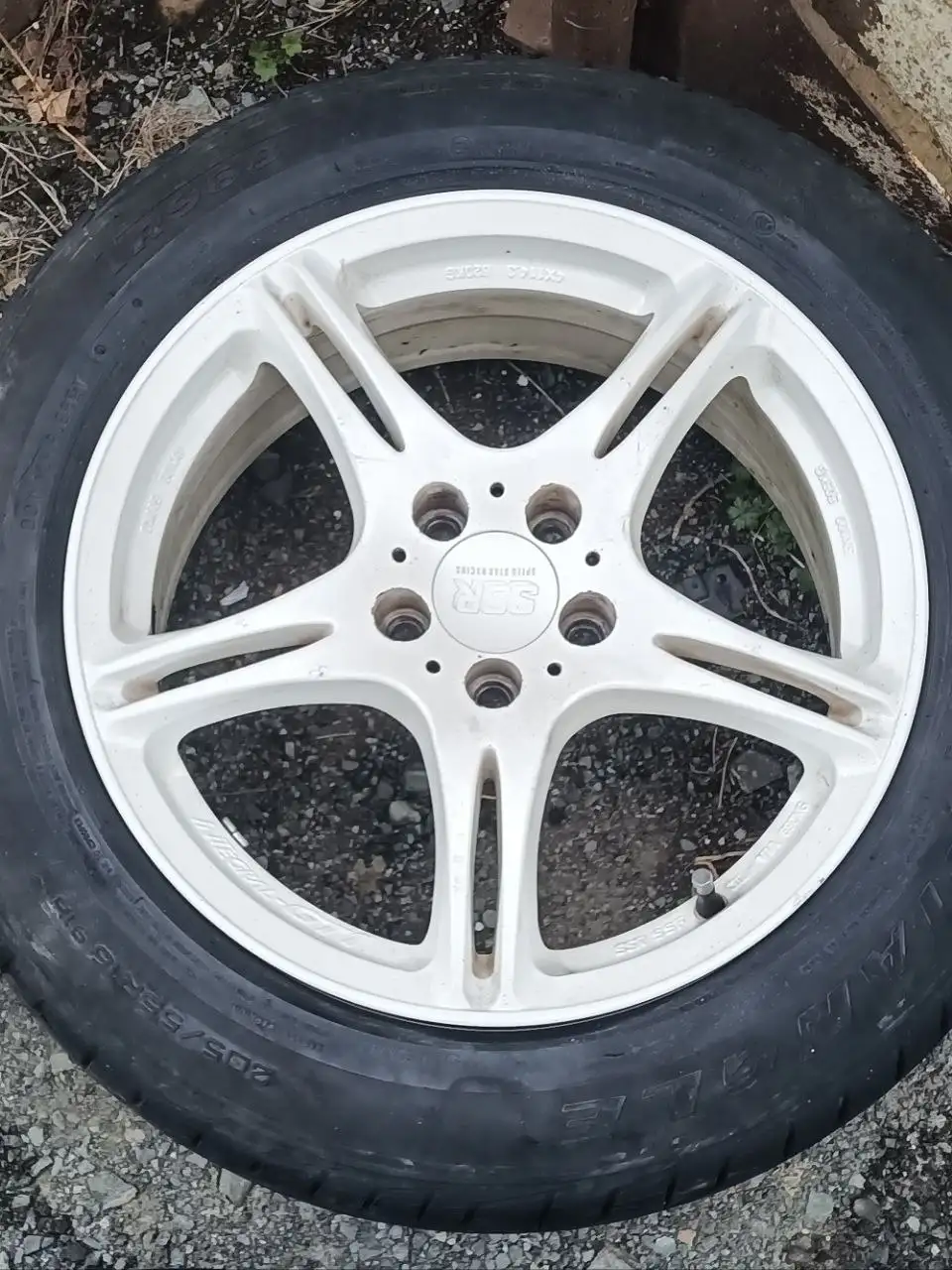 Продажа комплекта заряженных колес SSR gt1-интеграл с резиной Triangle - Диски и колеса (Запчасти) в Владивосток