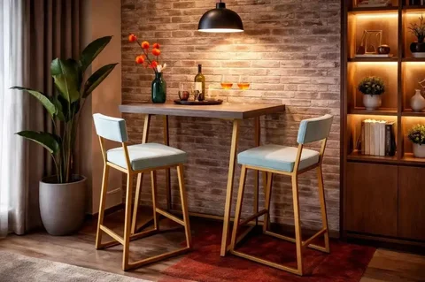 Дизайнерская мебель на заказ: полубарный стол и два стула - Садоводство в Владивосток