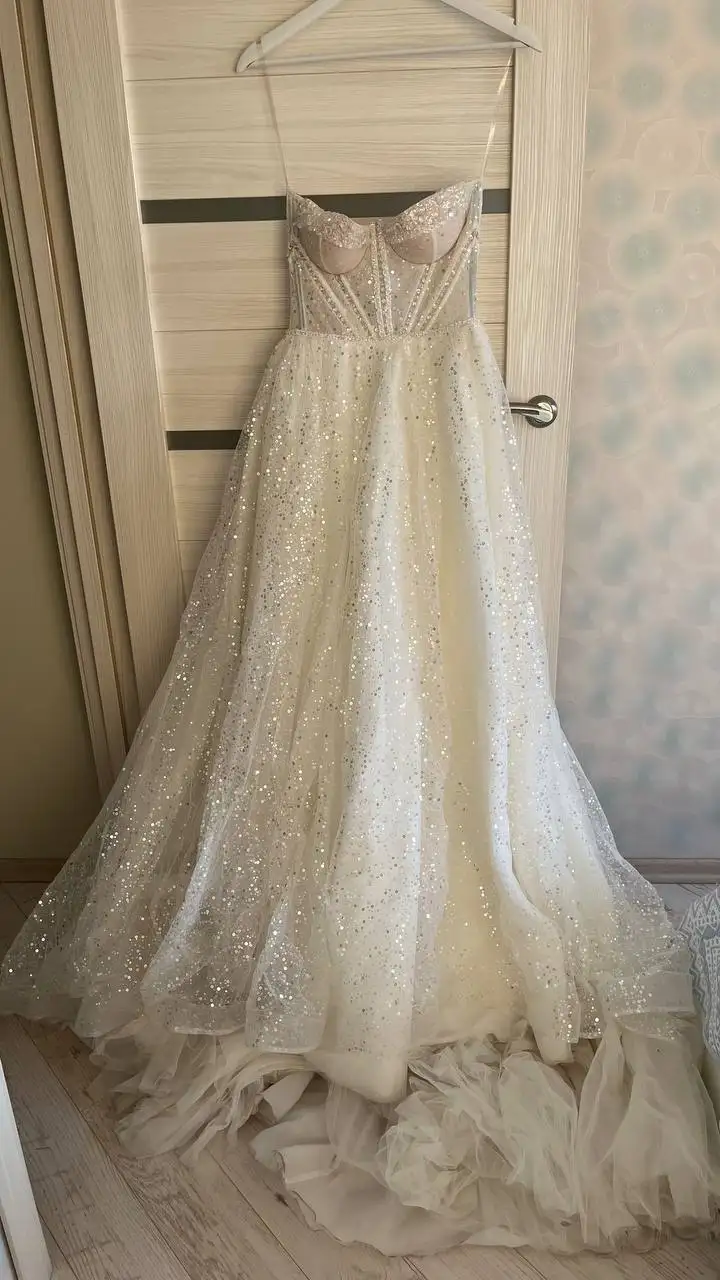 Свадебное платье, размер 40-42, б/у - Свадебные платья (Одежда) в Владивосток