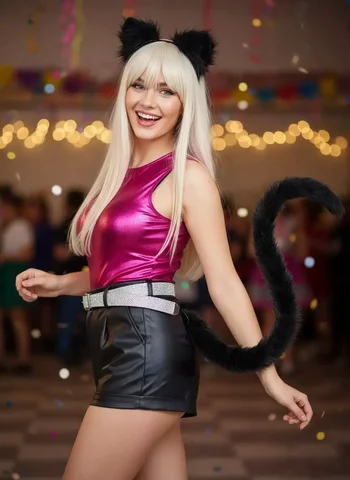 Черный кошачий хвост для квадробики и косплея - частное объявление в Тула