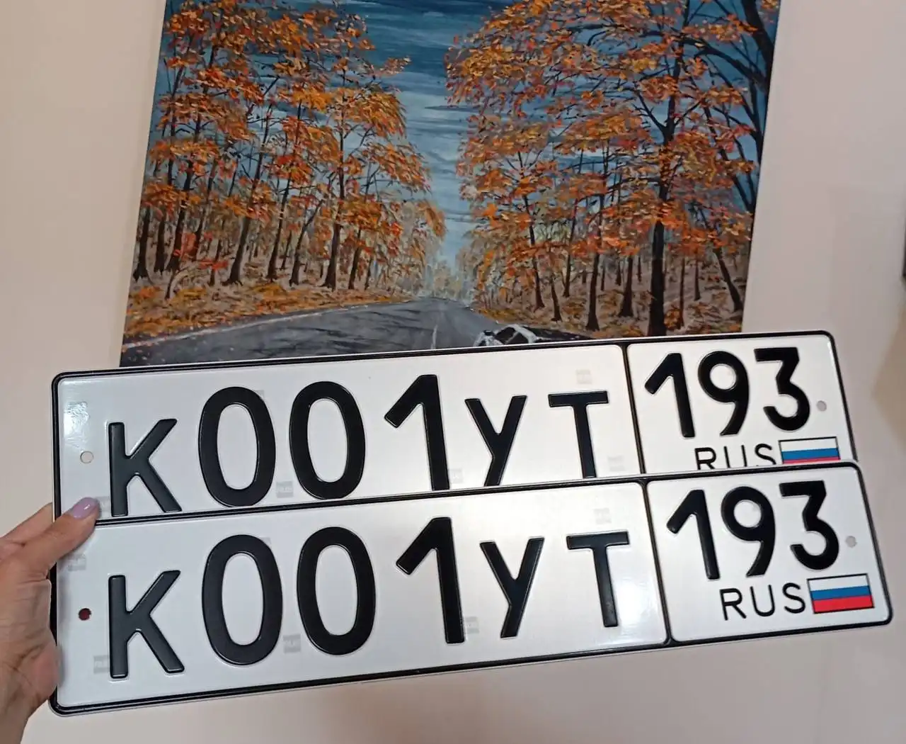 Продажа госномеров (2 шт.) - К001УТ, К001УТ193