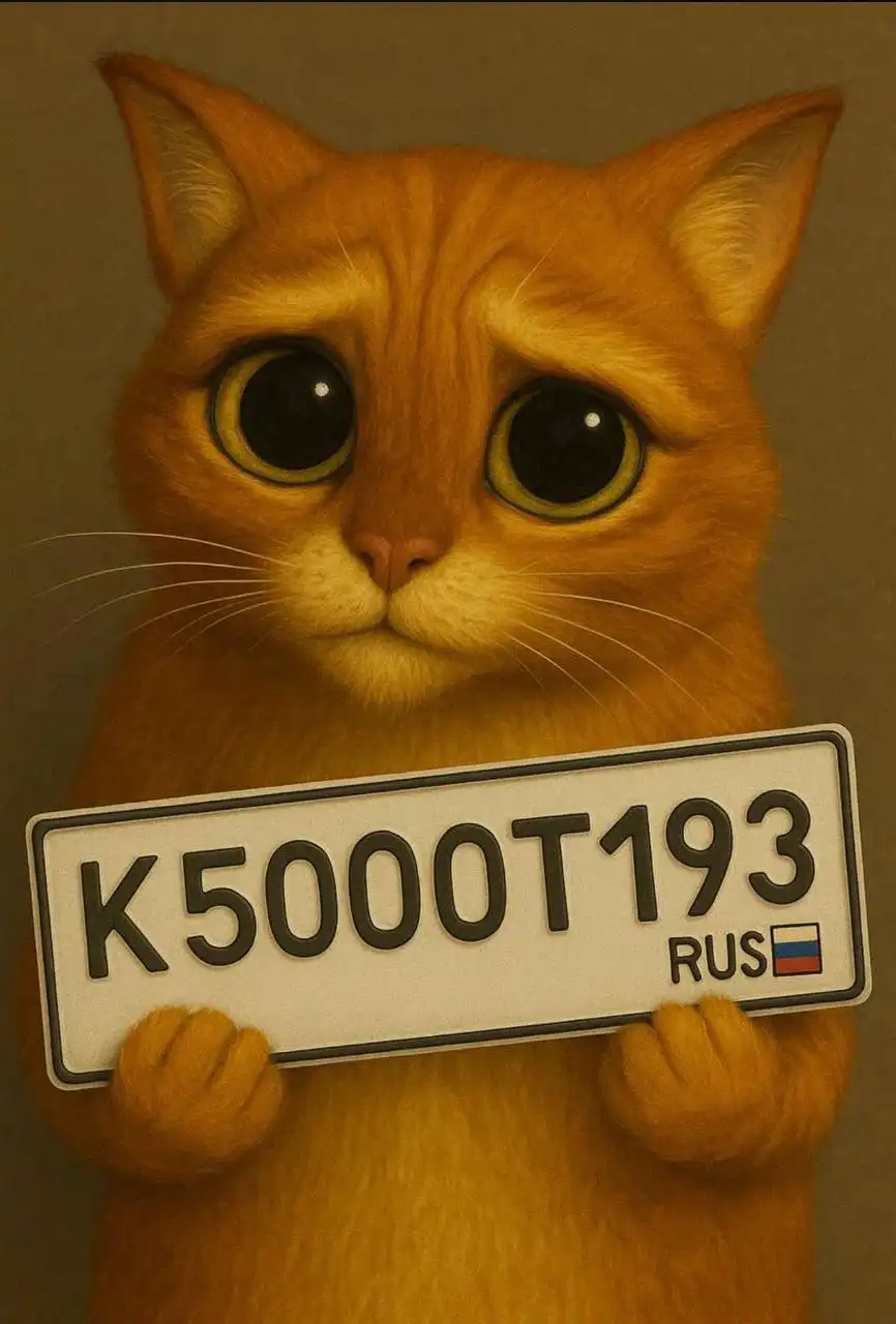 Продажа госномера К5000Т193