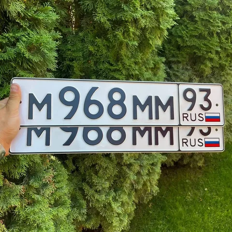 Продажа госномеров (2 шт.) - М700ММ, М968ММ93 - Госномера в Краснодар