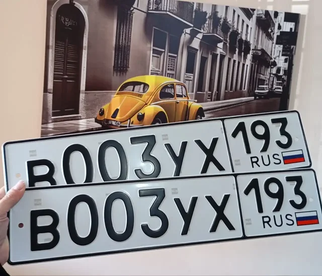 Продажа госномеров (2 шт.) - R003УХ, К003УТ193 - Госномера в Краснодар