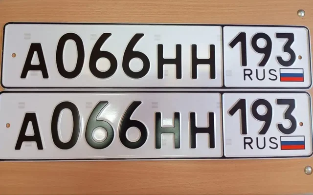 Продажа госномеров (2 шт.) - А066НН193, А055НН193 - Госномера в Краснодар