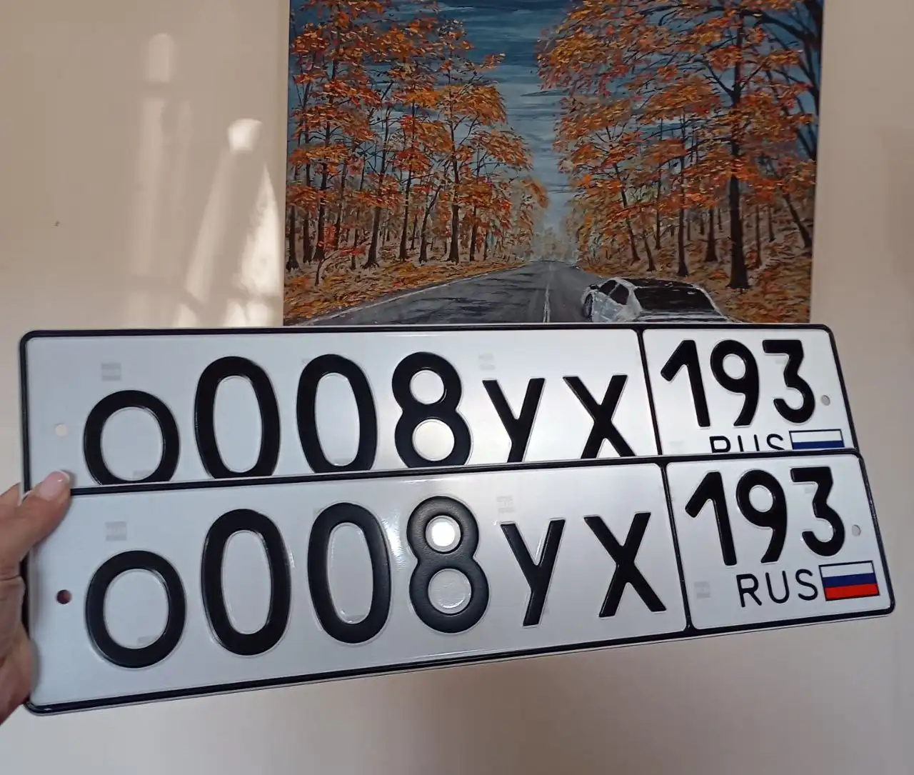 Продажа госномеров (2 шт.) - Т6000У193, Х000УХ193