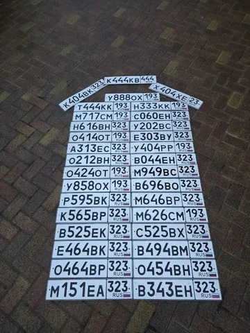 Продажа госномеров (39 шт.) - К444КВ442, О464ВР323 - Номера и регистрация в Краснодар