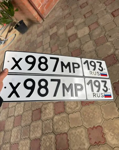 Продажа госномера Х987МР193 - частное объявление в Краснодар