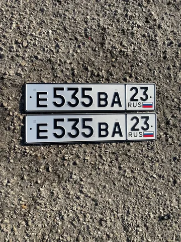 Продажа госномера Е535ВА - Гос номера в Краснодар