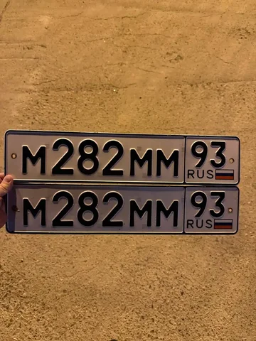 Продажа госномера М282ММ93 - Гос номера в Краснодар