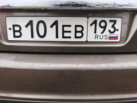 Продажа госномера В101ЕВ193 - Гос номера в Краснодар