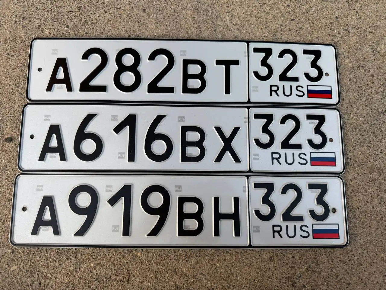 Продажа госномеров (5 шт.) - М323ВК, Х066ВС323 - Госномера (Госномера) в Краснодар