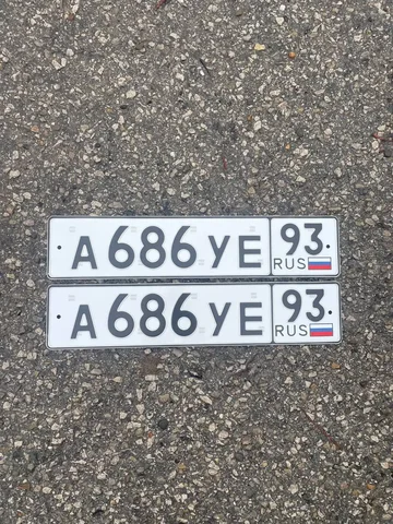 Продажа госномера А686УЕ93 - частное объявление в Краснодар