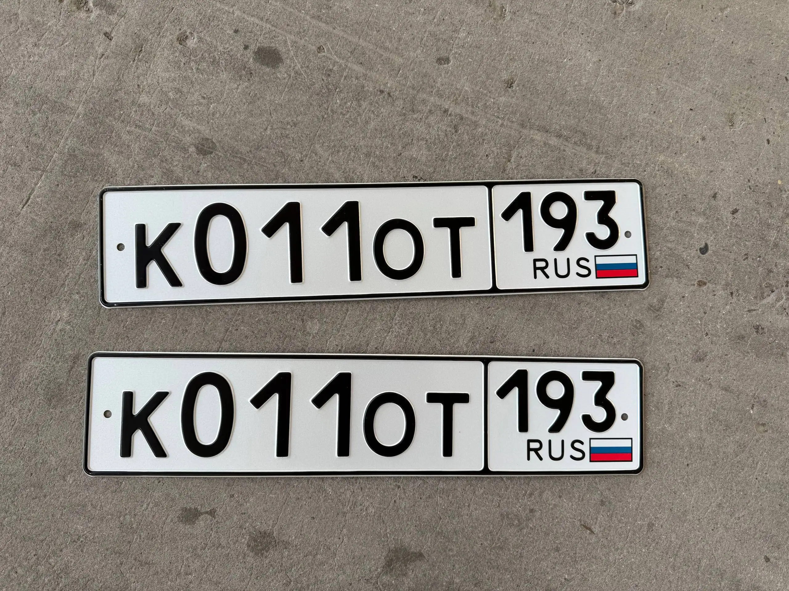 Продажа госномеров (4 шт.) - К011ОТ, К0110Т193 - Номера (Госномера) в Краснодар