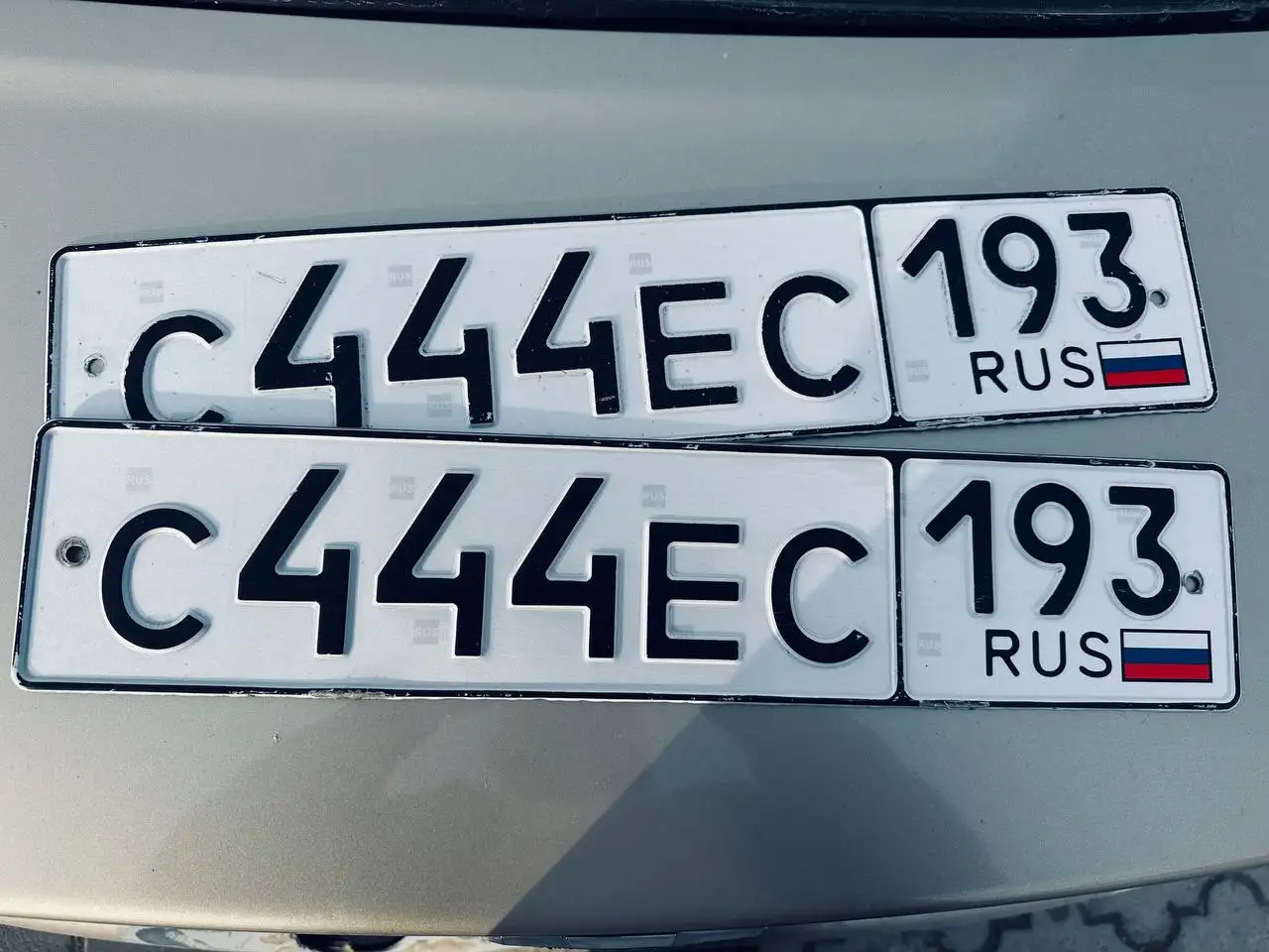 Продажа госномеров (2 шт.) - С444ЕС193, В070ХР193 - Номера (Госномера) в Краснодар