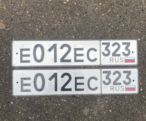Продажа госномера Е012ЕС323 - частное объявление в Краснодар