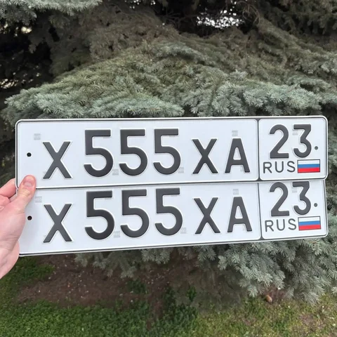 Продажа госномера Х555ХА23 - Государственные номера в Краснодар