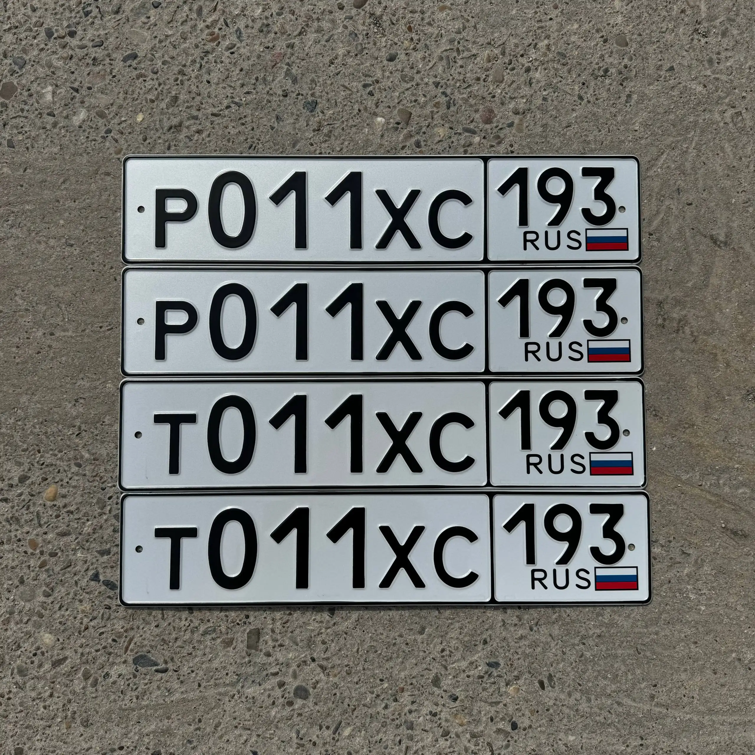 Продажа госномеров (7 шт.) - Р011ХС193, Т011ХС - Номера (Госномера) в Краснодар