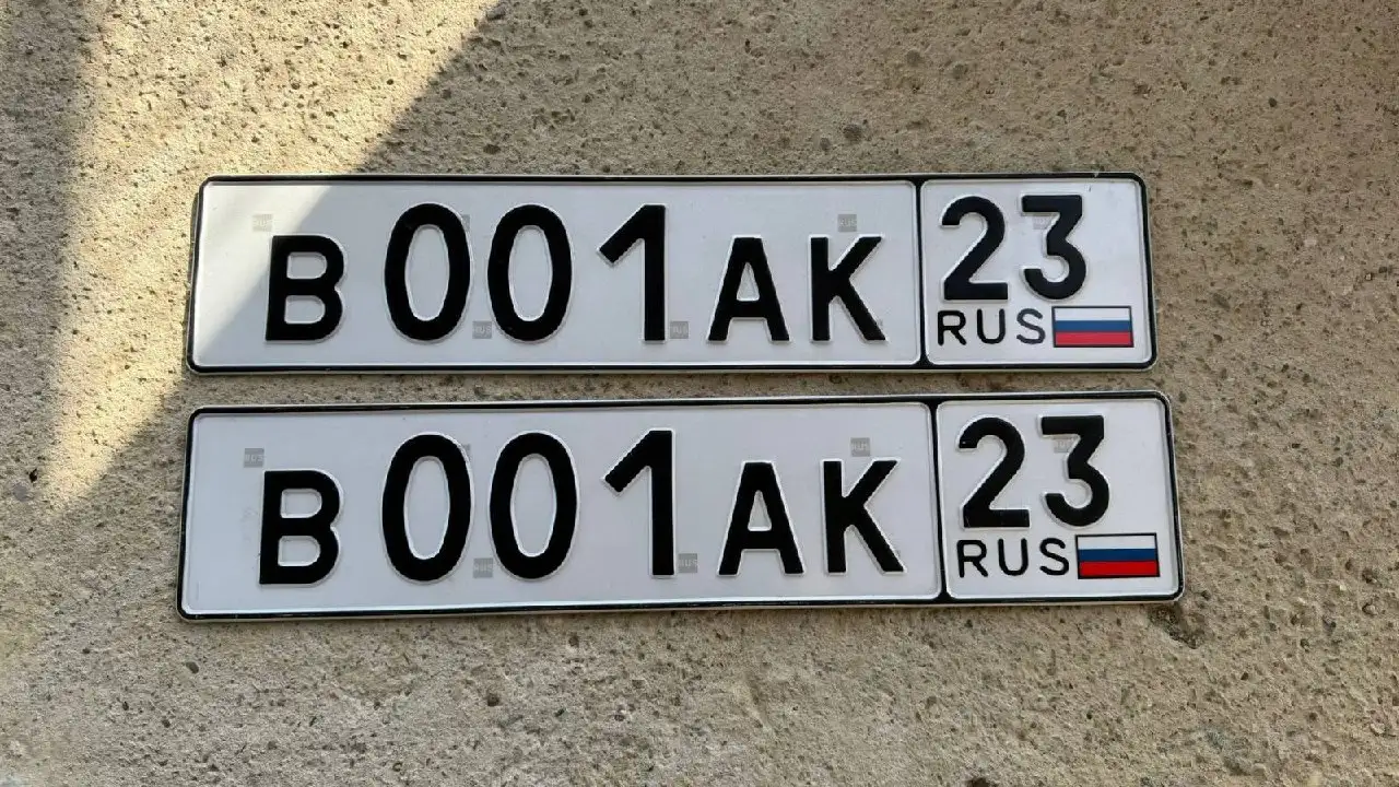Продажа госномера В001АК23 - Номера (Госномера) в Краснодар