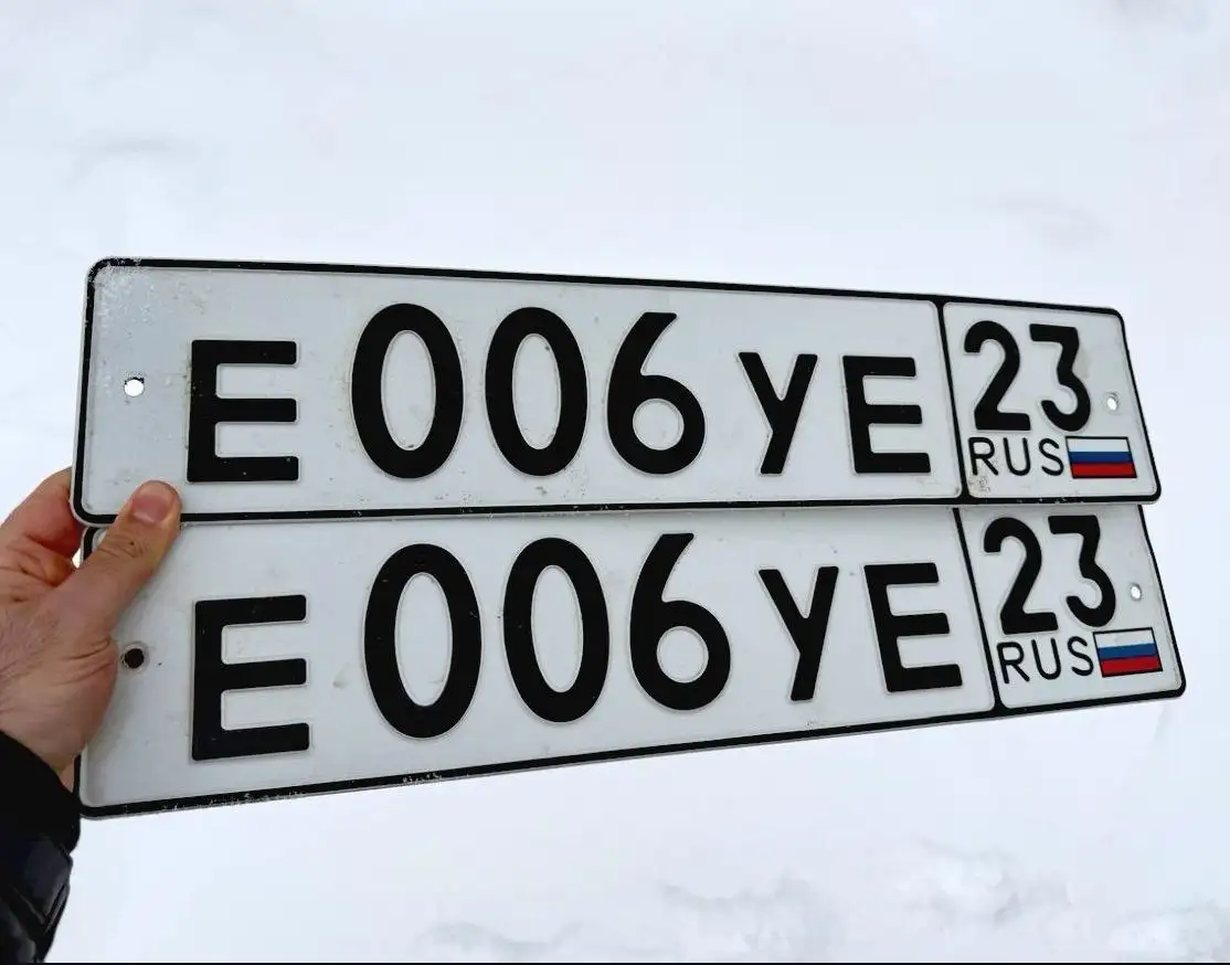 Продажа госномеров (2 шт.) - К009НН23, Е006УЕ23 - Номера (Госномера) в Краснодар