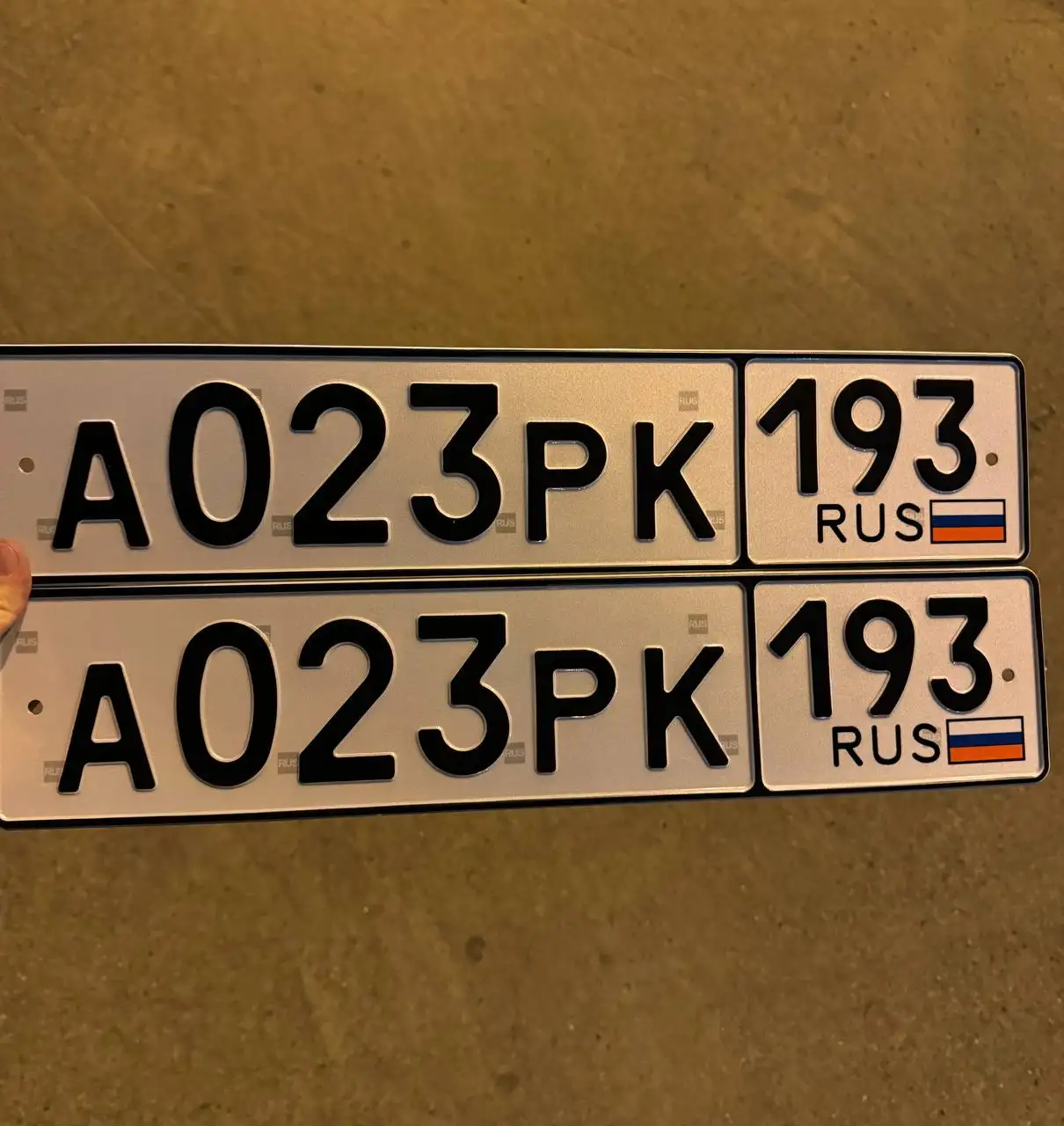 Продажа госномера А023РК193 - Регистрационные знаки (Госномера) в Краснодар