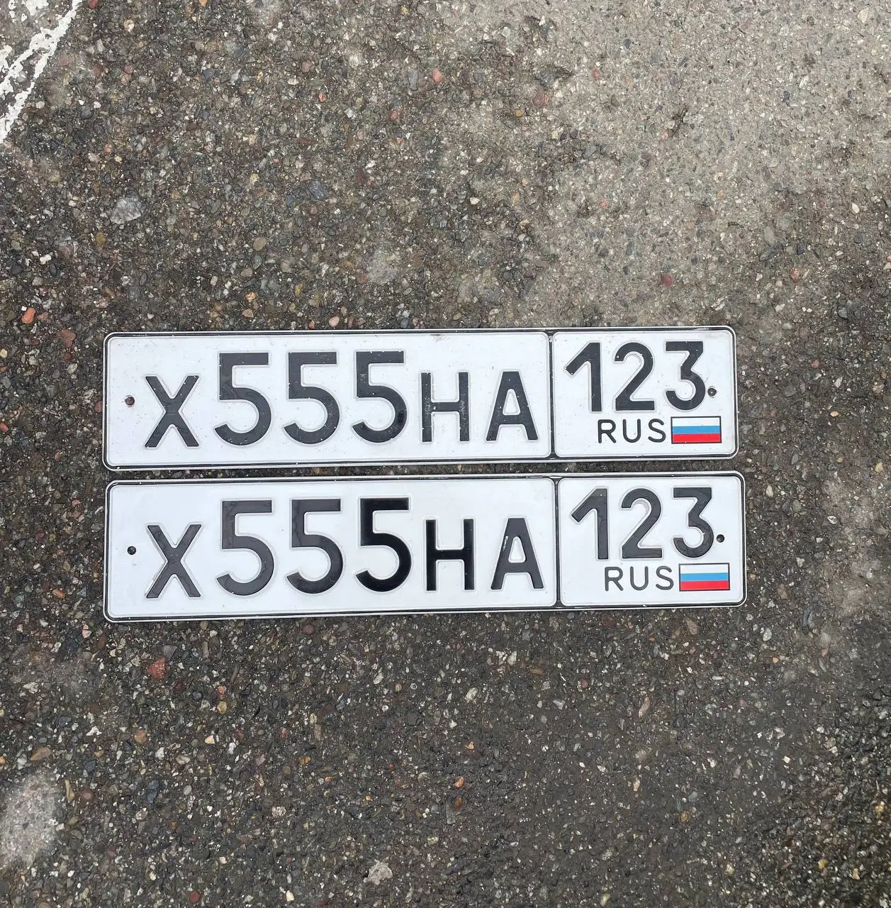 Продажа госномеров (2 шт.) - Х555НА123, В007УР93 - Номера (Госномера) в Краснодар