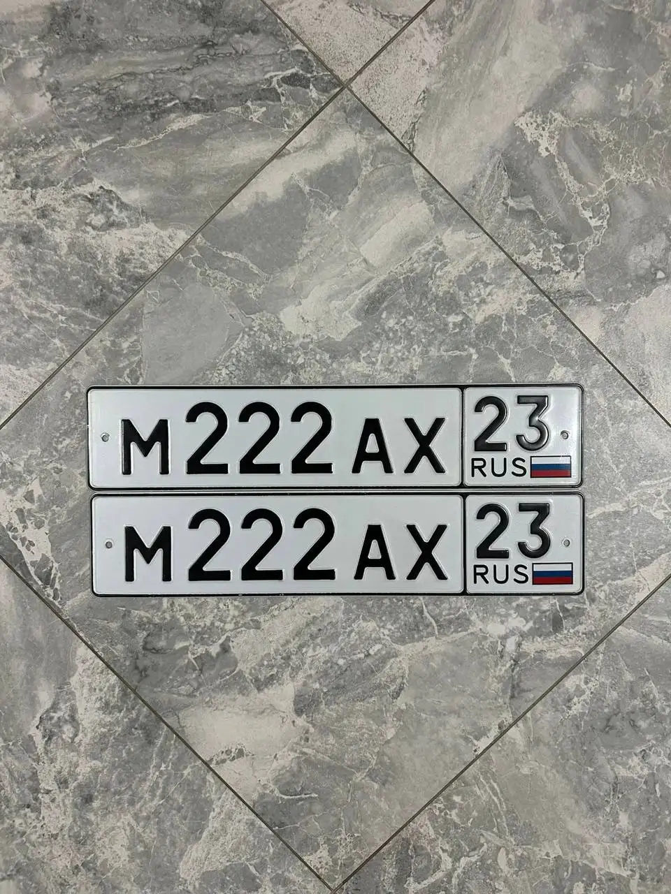 Продажа госномеров (2 шт.) - М222АХ23, К222ХР - Госномера в Краснодар