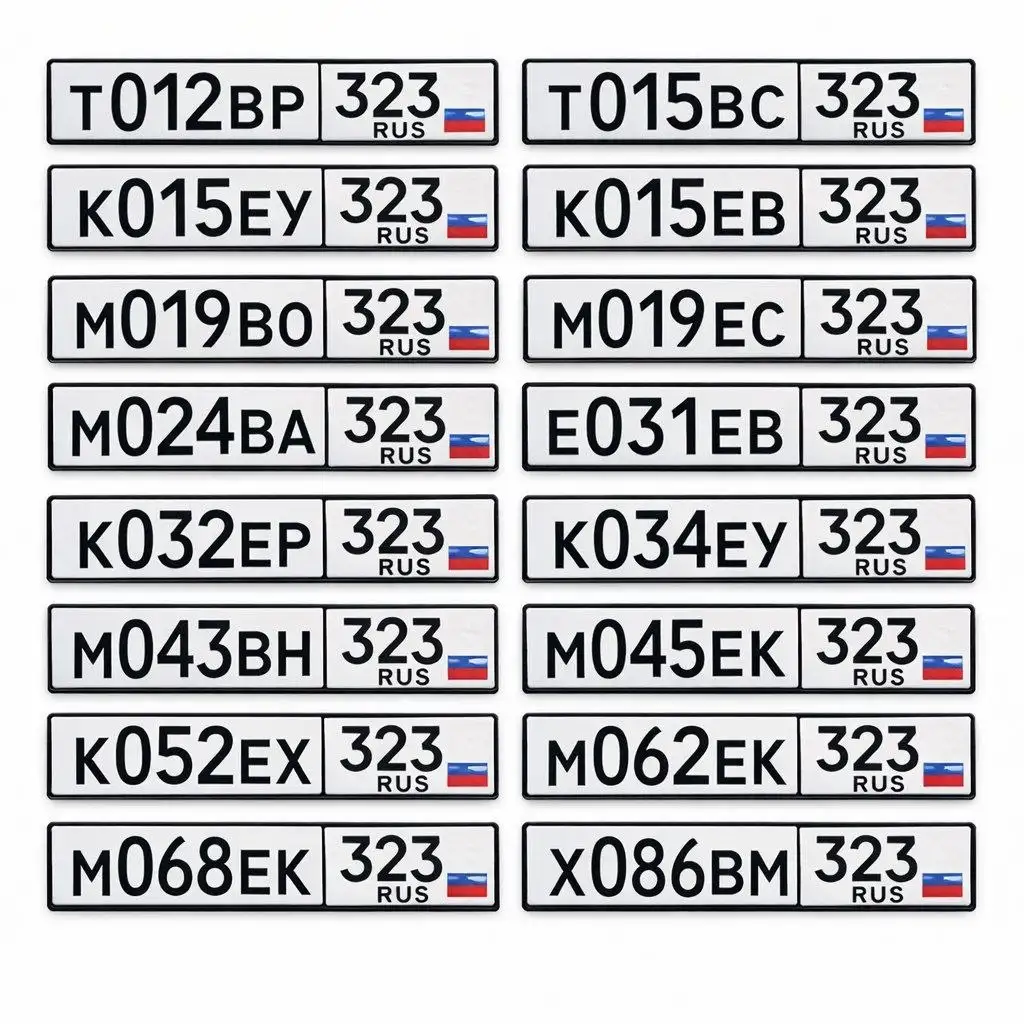 Продажа госномеров (31 шт.) - М062ЕК, Н252ЕА323 - Номера (Госномера) в Краснодар, Сочи