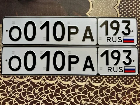Продажа госномера 0010РА193 - частное объявление в Краснодар