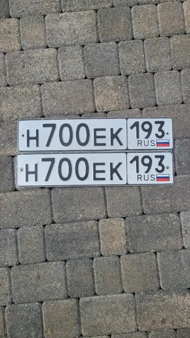 Продажа госномеров (2 шт.) - Н700ЕК, Н700ЕК193 - частное объявление в Краснодар