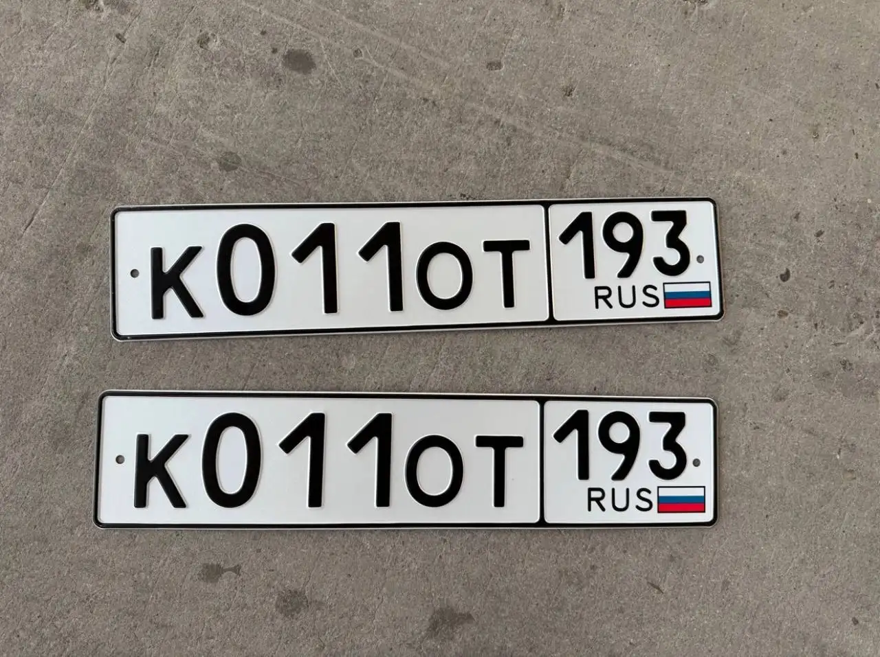 Продажа госномеров (2 шт.) - К011ОТ193, К0110Т193 - Госномера (Госномера) в Краснодар