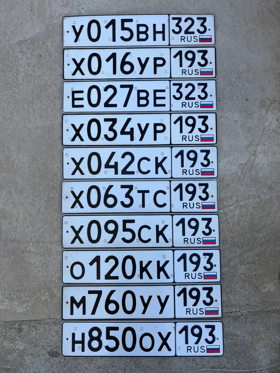 Архивные номера 23 93 Краснодар Сочи - номера (Авто) в Краснодар