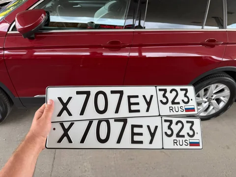 Продажа госномера Х707ЕУ323-80 с оформлением - Внедорожники в Краснодар