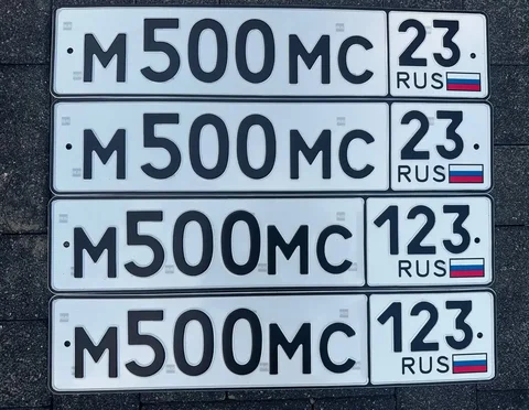Продажа б/у автомобильных номеров 23 93 регион из Краснодара и Сочи - Регистрационные знаки в Краснодар