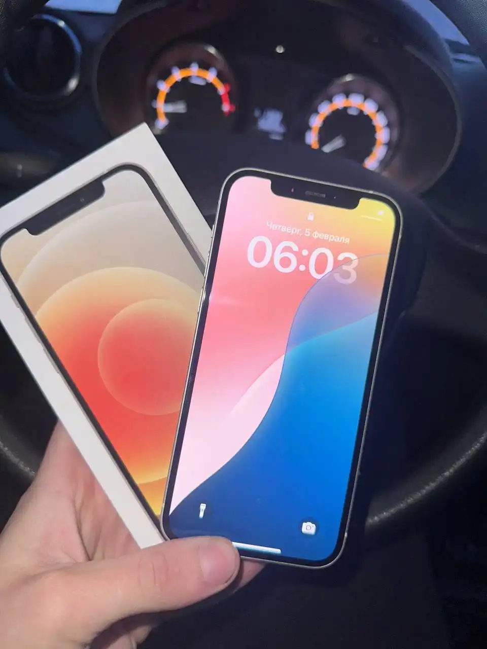 iPhone 12 128 ГБ с АКБ 74% - Смартфоны (Электроника) в Саранск