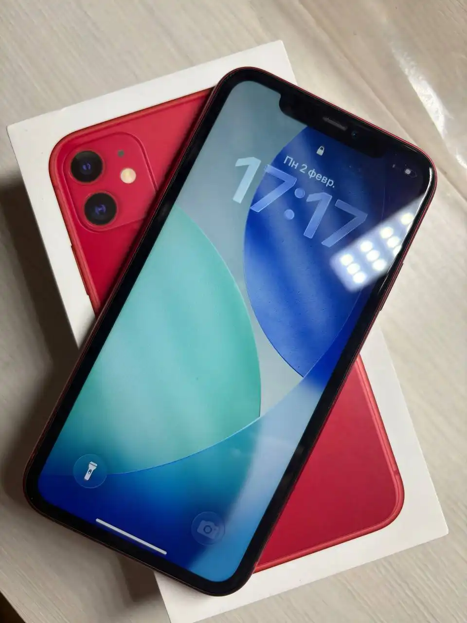 iPhone 11 128 ГБ с аккумулятором 74% - Смартфоны и телефоны (Электроника) в Саранск