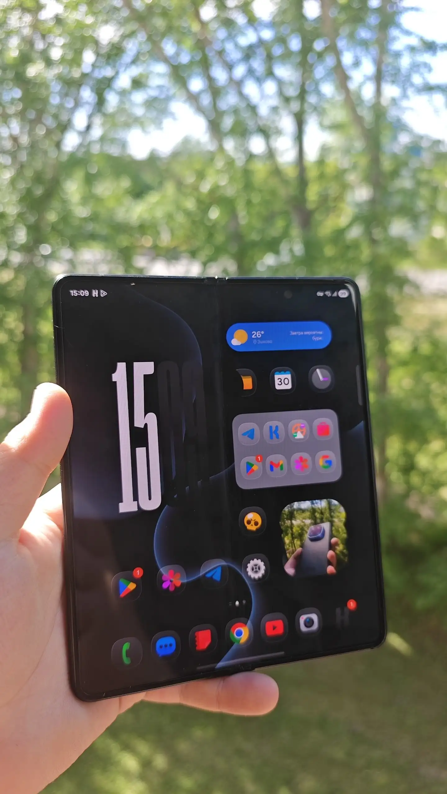 Samsung Galaxy Z Fold 3 5G 256GB с дефектами - Смартфоны и гаджеты (Электроника) в Саранск