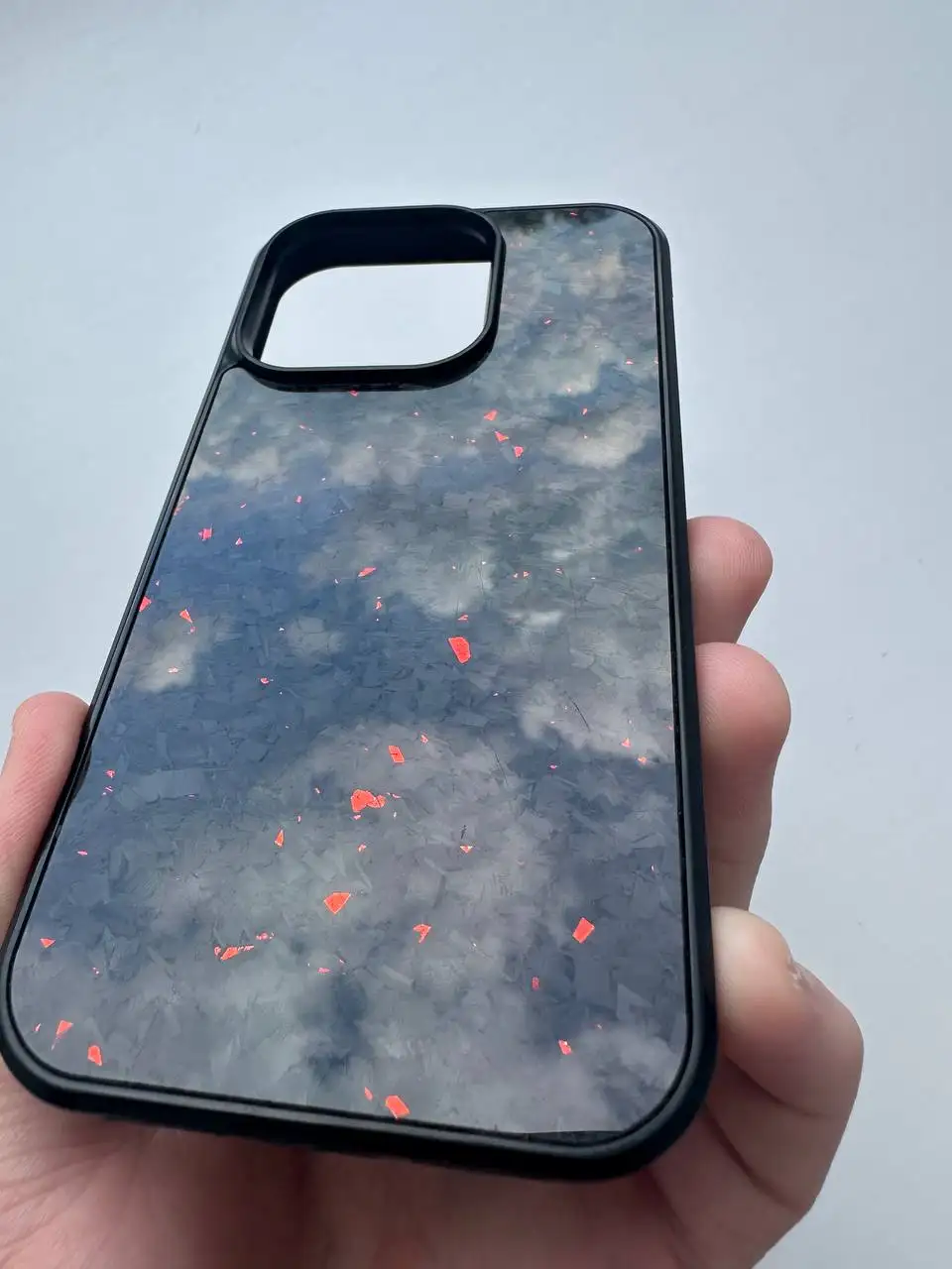 Чехол из кованого карбона на iPhone 14 Pro - Чехлы для телефонов (Электроника) в Саранск