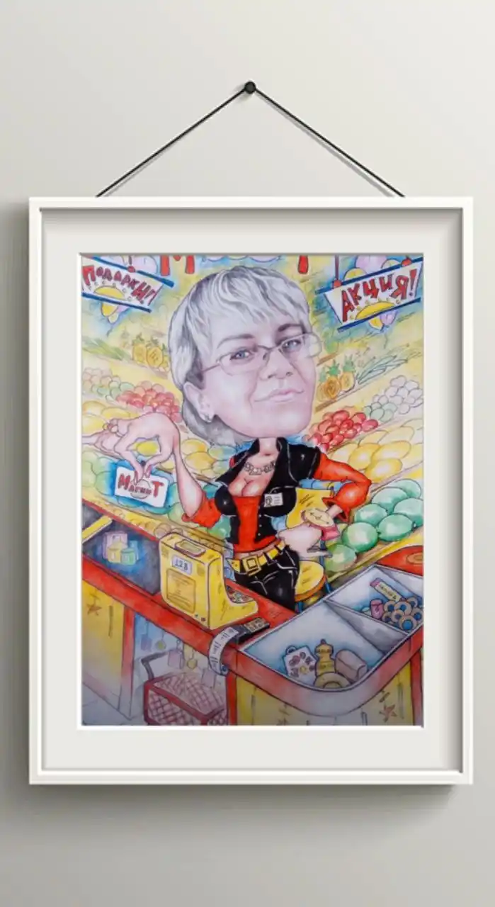 Шаржи и портреты с фотографии - Услуги в Казань