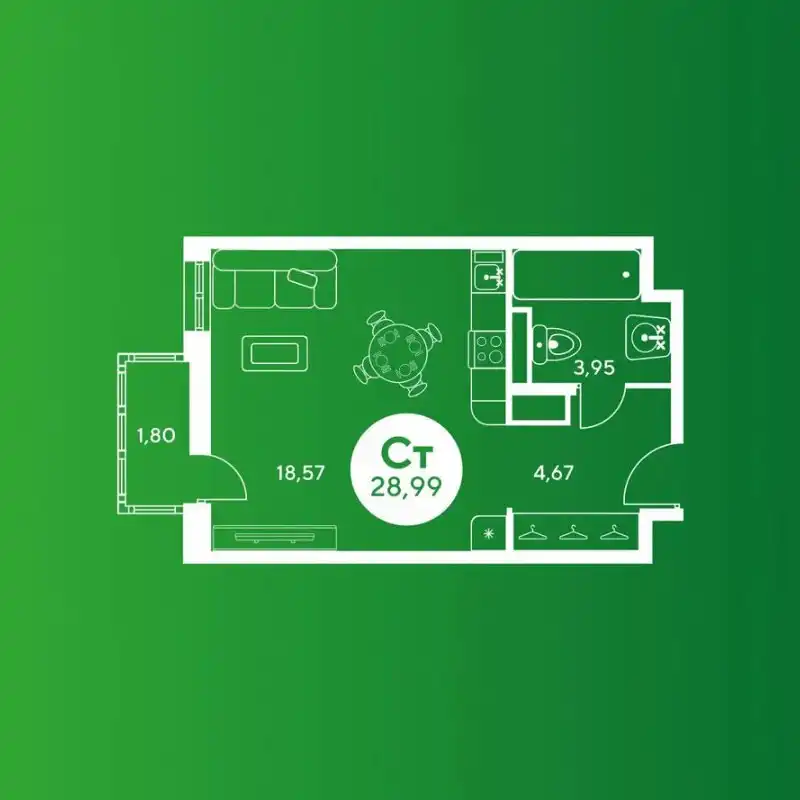 Квартиры в ЖК «Гринсайд» в центре Ростова-на-Дону - Квартиры (Недвижимость) в Ростов-на-Дону