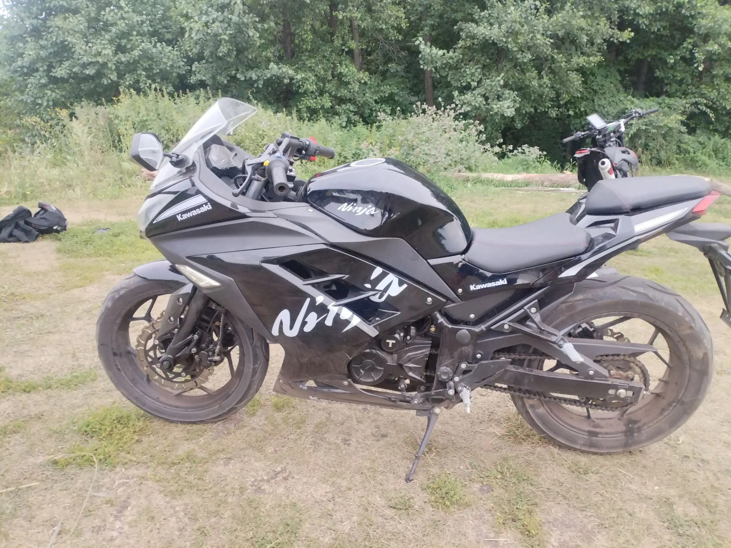 Kawasaki Ninja 250 переделанный под спорт байк - Мотоциклы (Авто) в Уфа