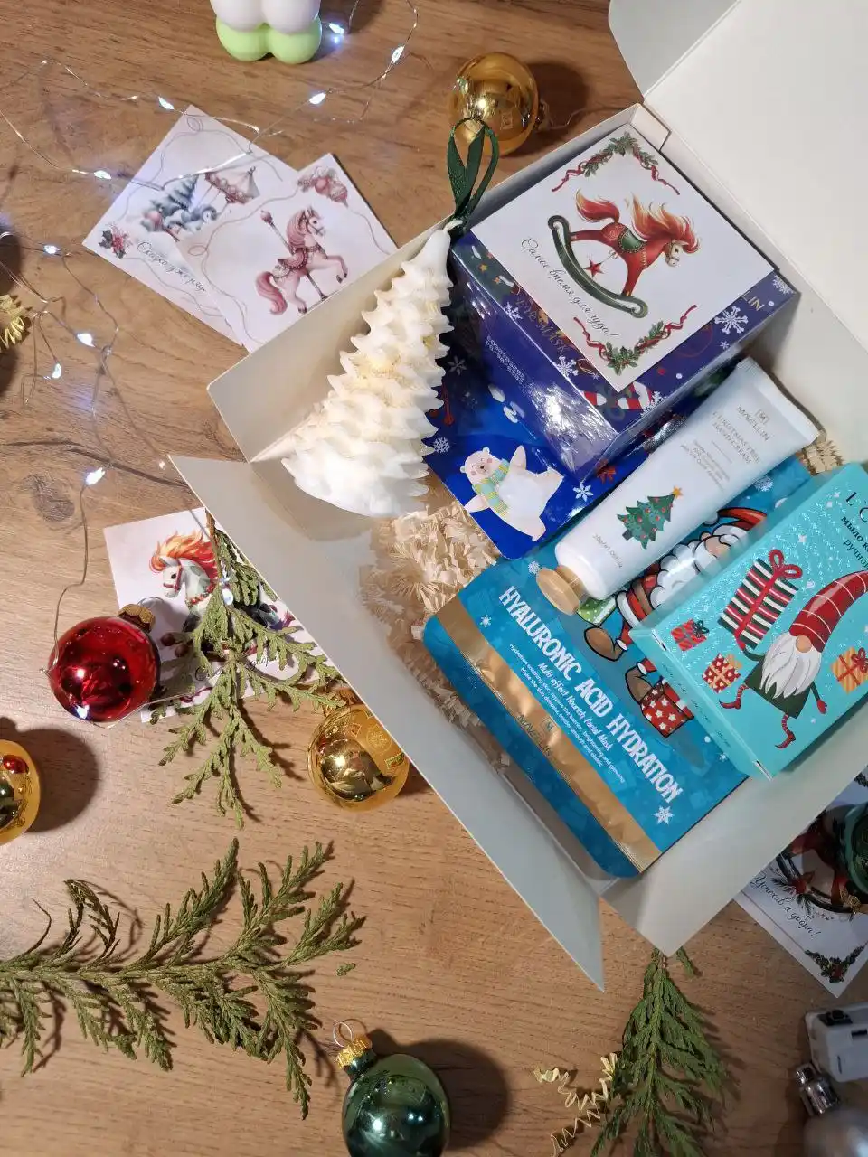 Бокс «Зимняя забота» - новогодний подарочный набор