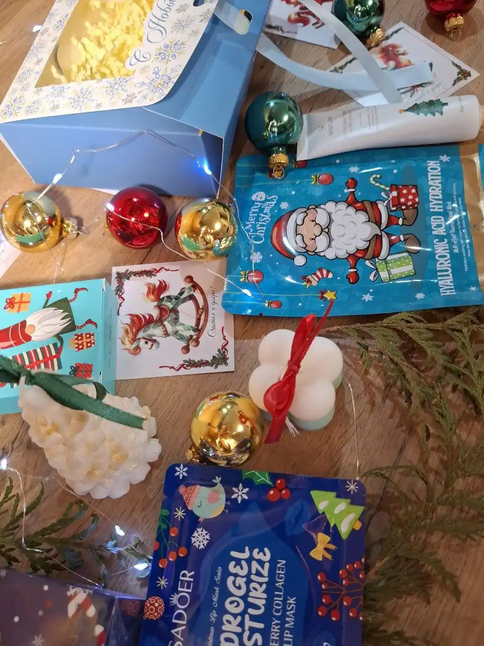 Бокс «Зимняя забота» - новогодний подарочный набор