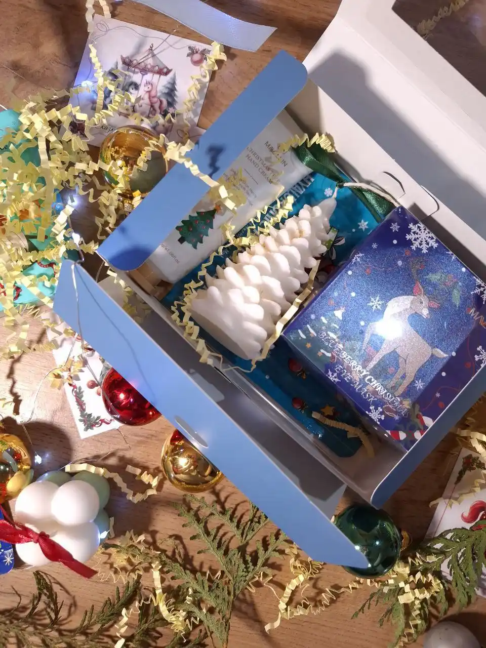 Бокс «Зимняя забота» - новогодний подарочный набор