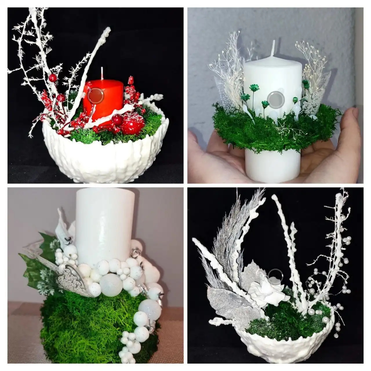 Новогодние композиции, ёлки, шоколад и декор