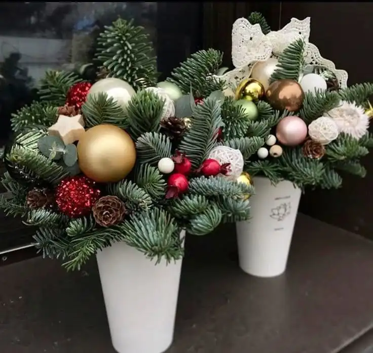 Мастер-класс по созданию новогодней композиции на стол