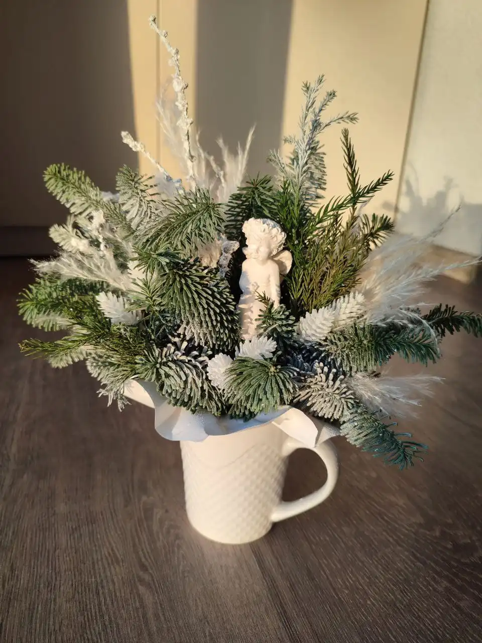 Рождественские композиции из нобилиса/пихты/стабов