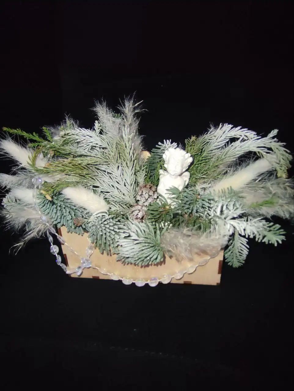 Рождественские композиции из нобилиса/пихты/стабов