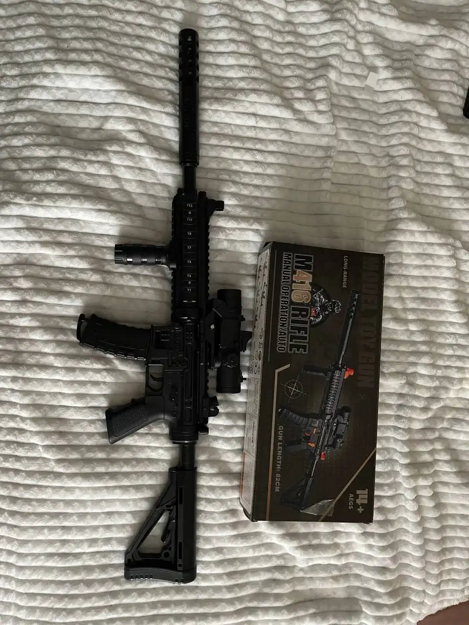 Орбизный автомат с дальностью стрельбы 20 метров